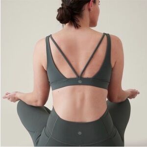 NWT athleta D-DD exhale bra in powervita extra Large Bali Green NEW #531139